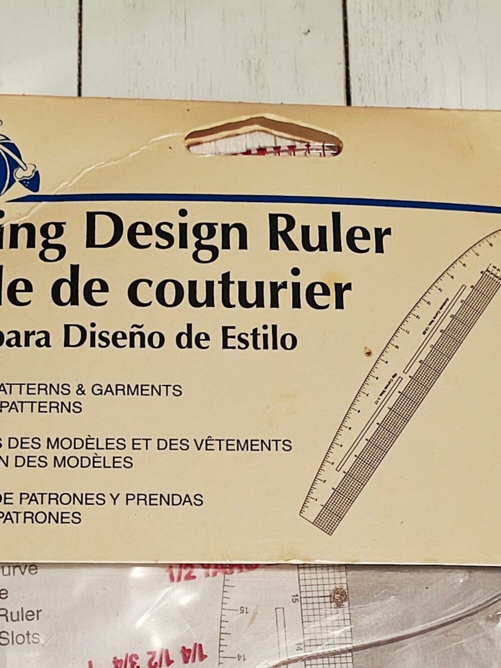 Dritz Styling Design Ruler Set – Multi-Function Sewing & Pattern Drafting Tool, - Picture 2 of 4